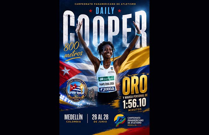 Cubana cierra con récord en Campeonato Panamericano de Atletismo