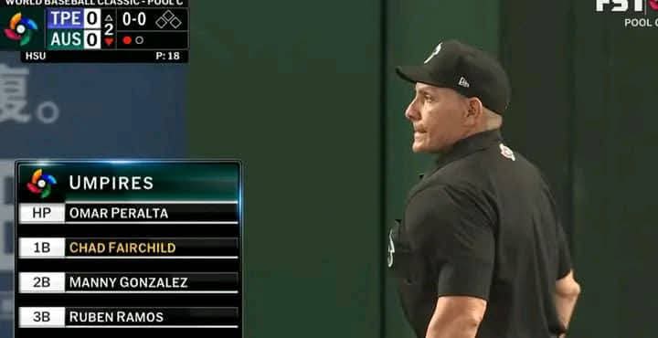 Debuta el árbitro de Villa Clara Omar Peralta en el VI Clásico Mundial de Béisbol