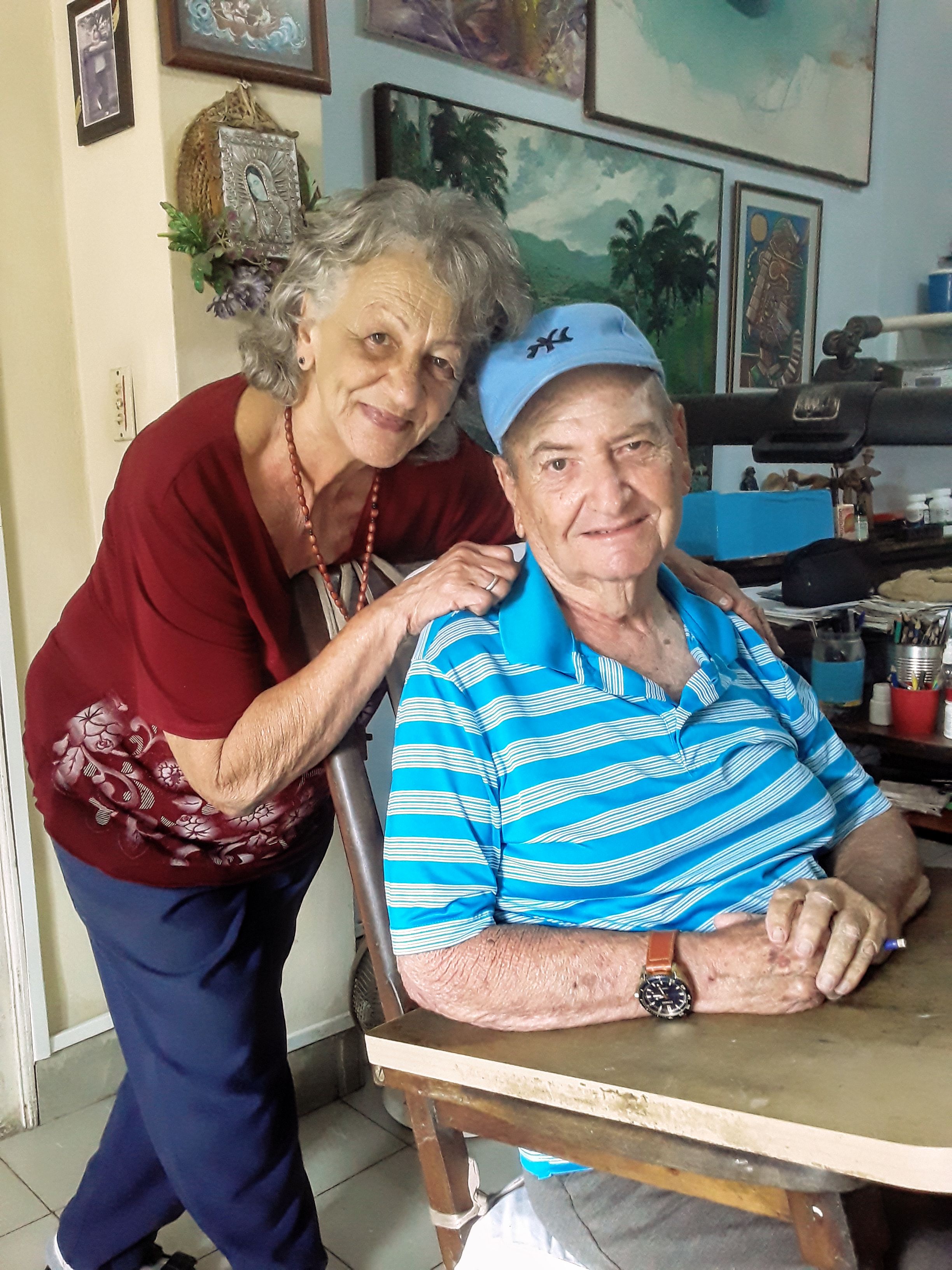 Jubiloso, optimista llega Pedro Méndez Suárez a sus 80 años; con el dulzor de Melaíto en la mirada y una tenacidad a toda prueba