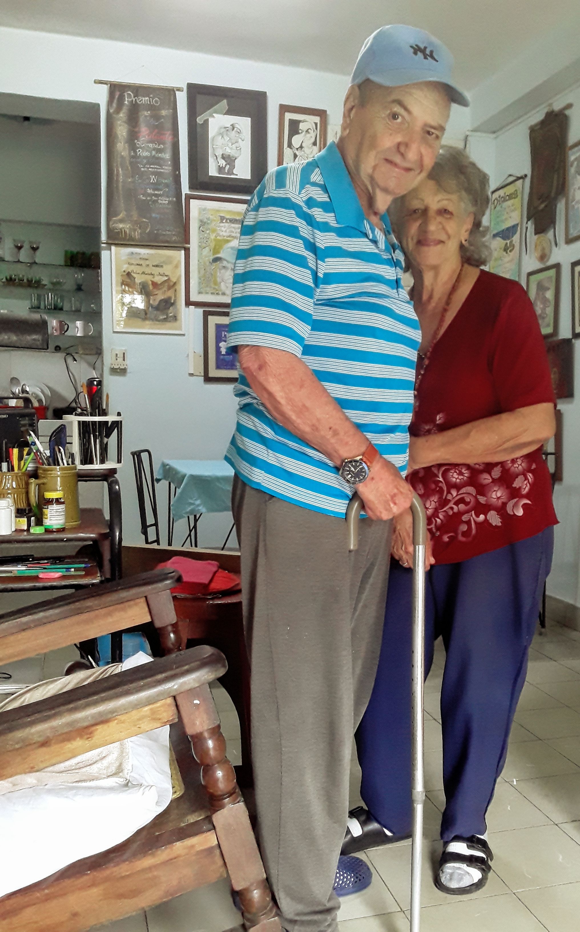 Jubiloso, optimista llega Pedro Méndez Suárez a sus 80 años; con el dulzor de Melaíto en la mirada y una tenacidad a toda prueba