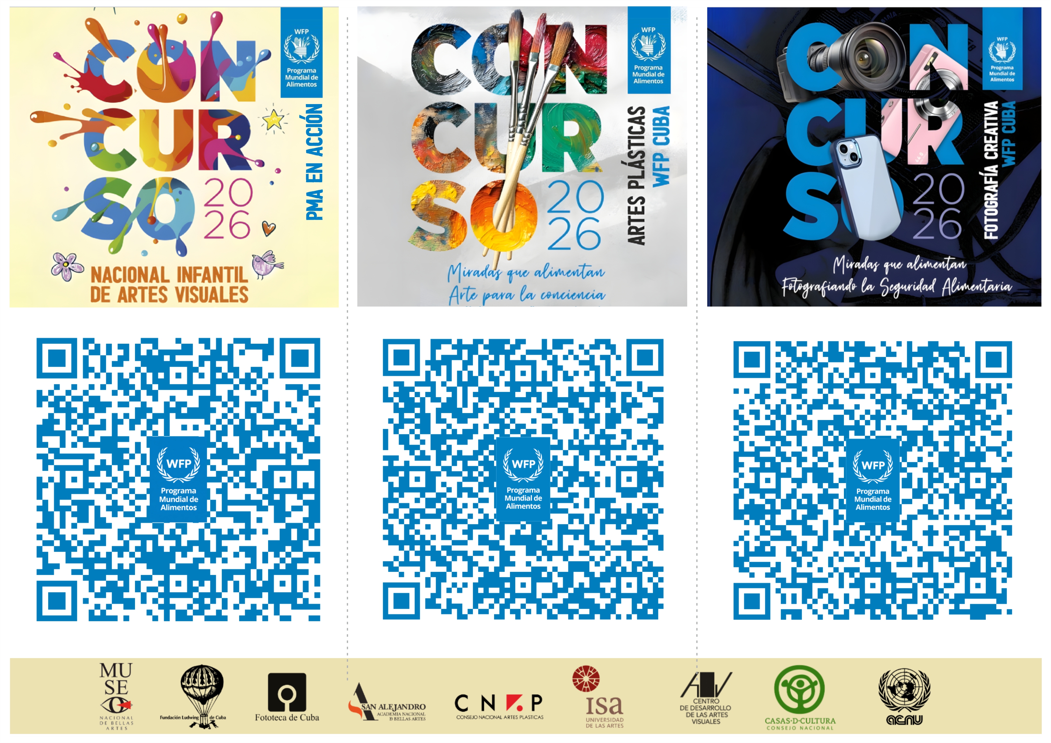 Convoca Programa Mundial de Alimentos en Cuba a concursos de artes visuales