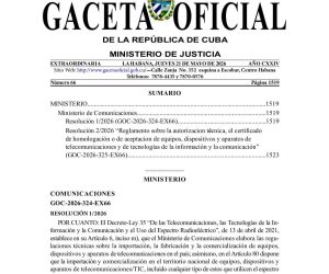 Cuba actualiza marco regulatorio para importación y uso de equipos de telecomunicaciones y tecnologías de la información