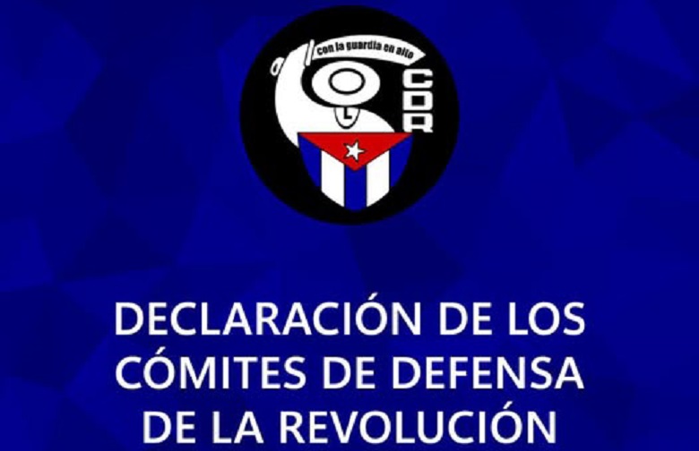 Declaración de los Comités de Defensa de la Revolución
