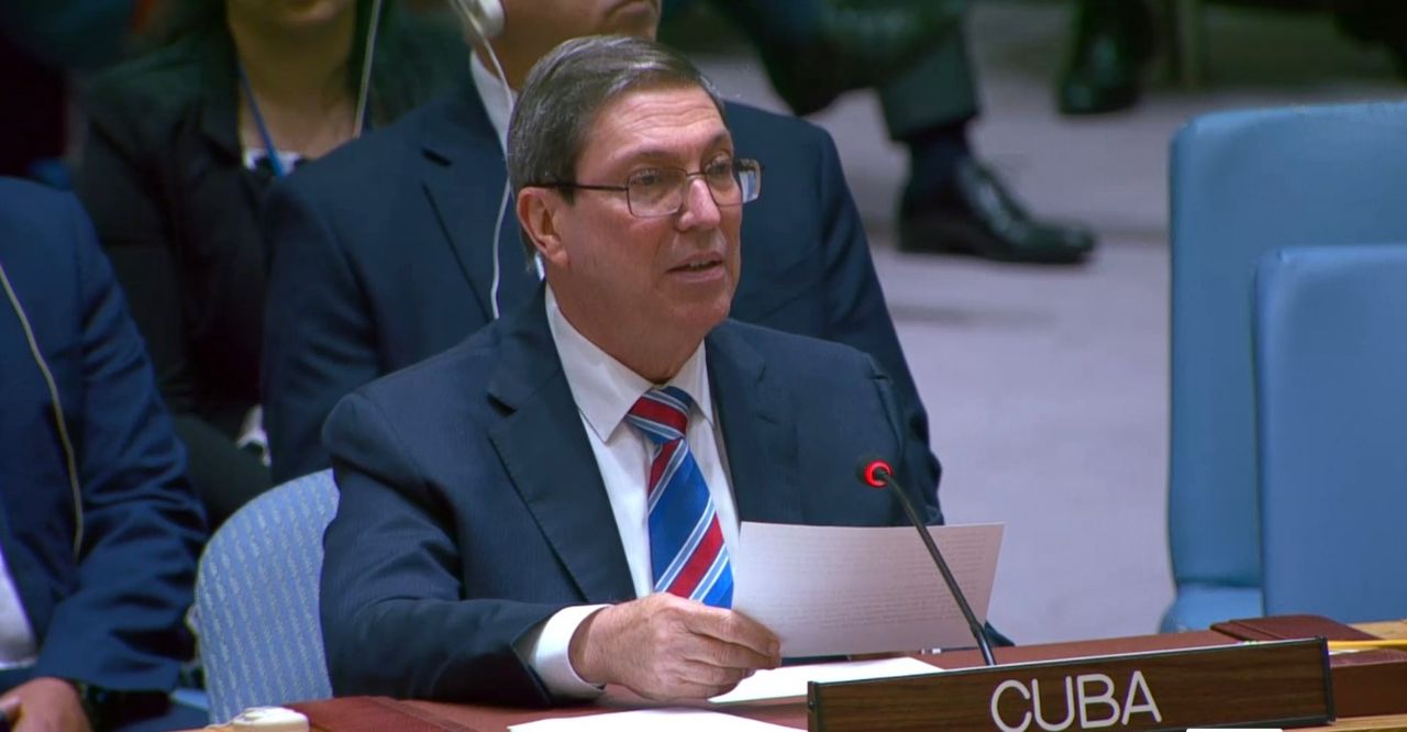 Canciller de Cuba ante Consejo de Seguridad de la ONU: acusación de EE UU contra el General de Ejército es «moralmente infame»