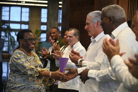 Preside Díaz-Canel acto central por el Día de África