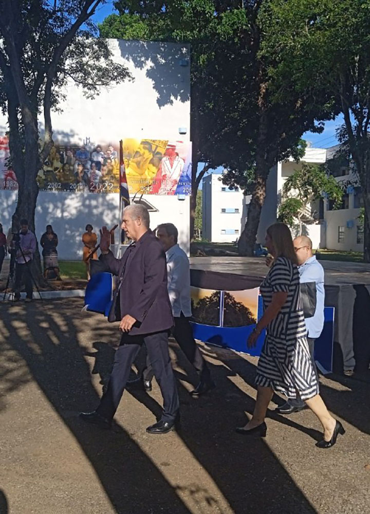 Díaz-Canel acompaña a la Educación Superior en acto de inicio de curso